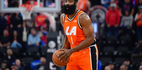 体育数据-上一场因肩部酸痛缺阵！快船客战尼克斯：哈登升级为大概率出战